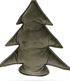 Designed by Lotte knuffel Velvet kerstboom groen 27 x 3 x 27 cm