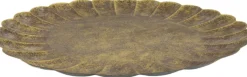 Dijk Natural Collections decoratiebord Elara bruin / goud D 58 H 3 cm