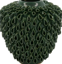 Dijk Natural Collections vaas groen D 21 H 20 cm