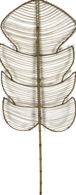Dijk Natural Collections wandhanger blad naturel 40 x 1,8 x 118 cm