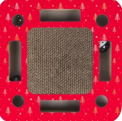 District 70 krabkarton Spy rood 35 x 35 x 6 cm