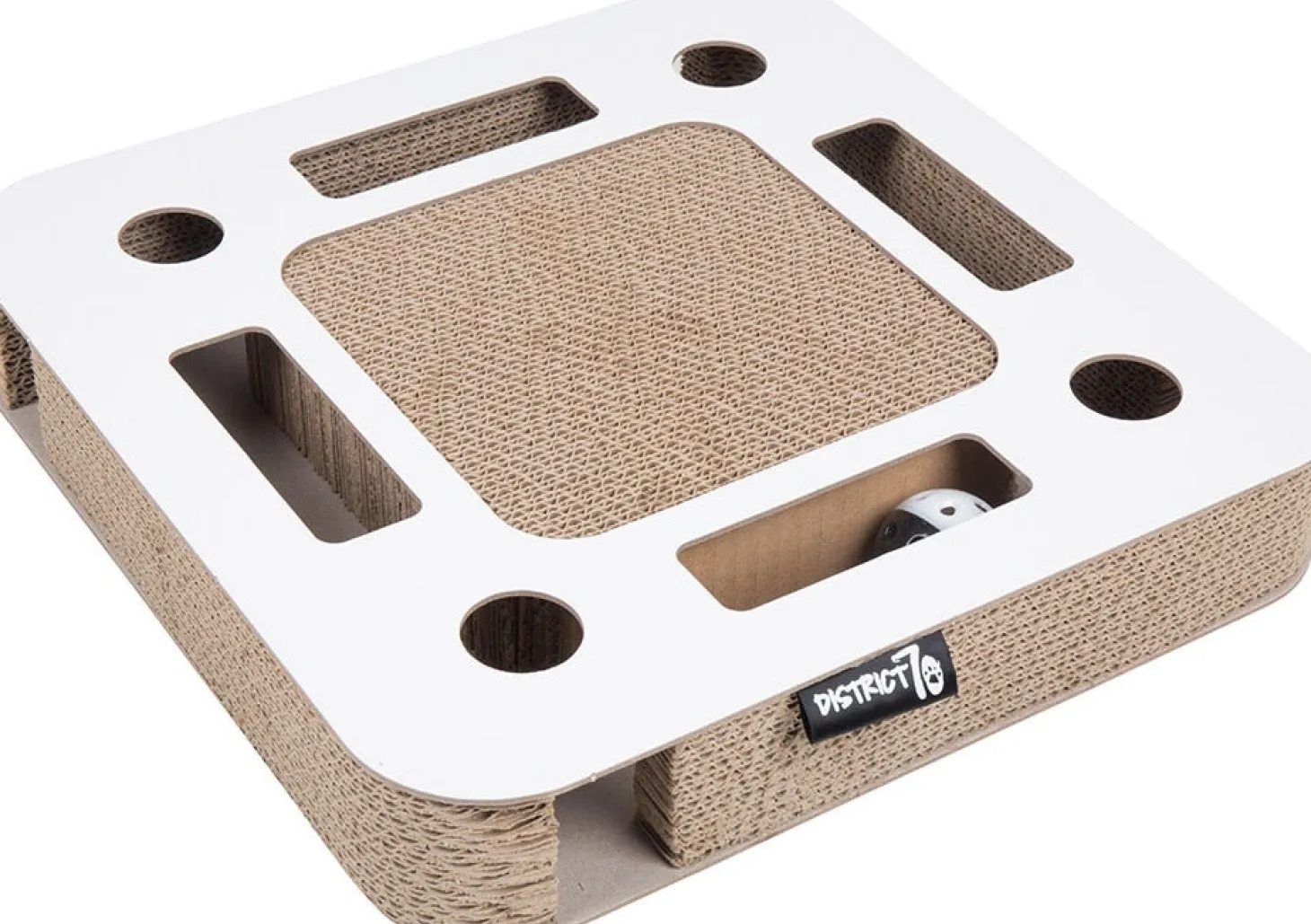 District 70 krabkarton Spy wit 35 x 35 x 6 cm