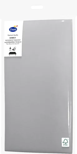 Duni tafelkleed zilver 220 x 138 cm