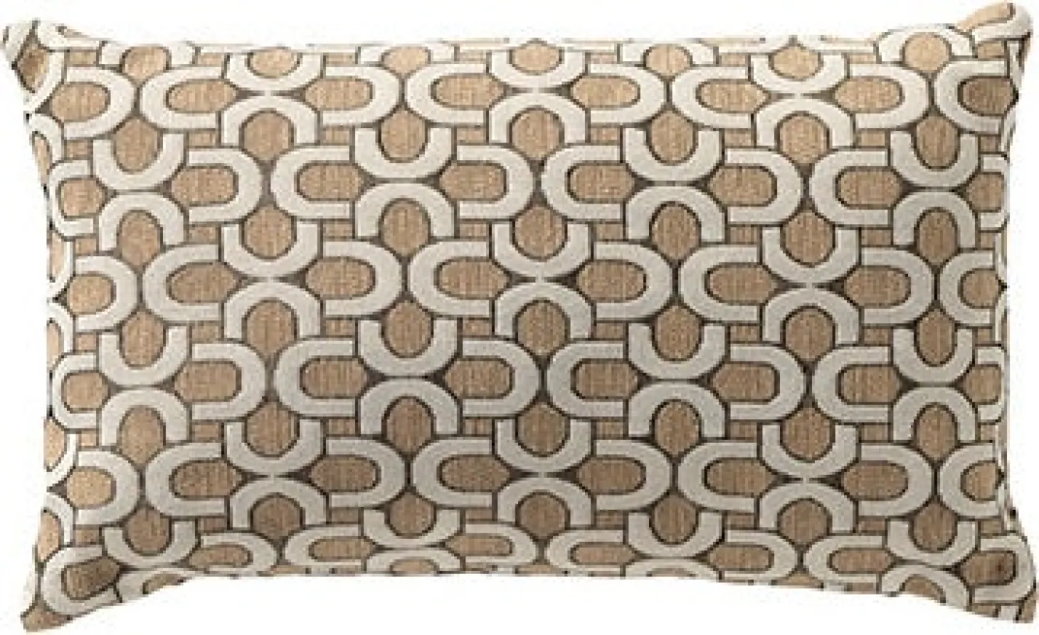 Dutch Decor sierkussen Elyn bruin / crème 50 x 30 cm