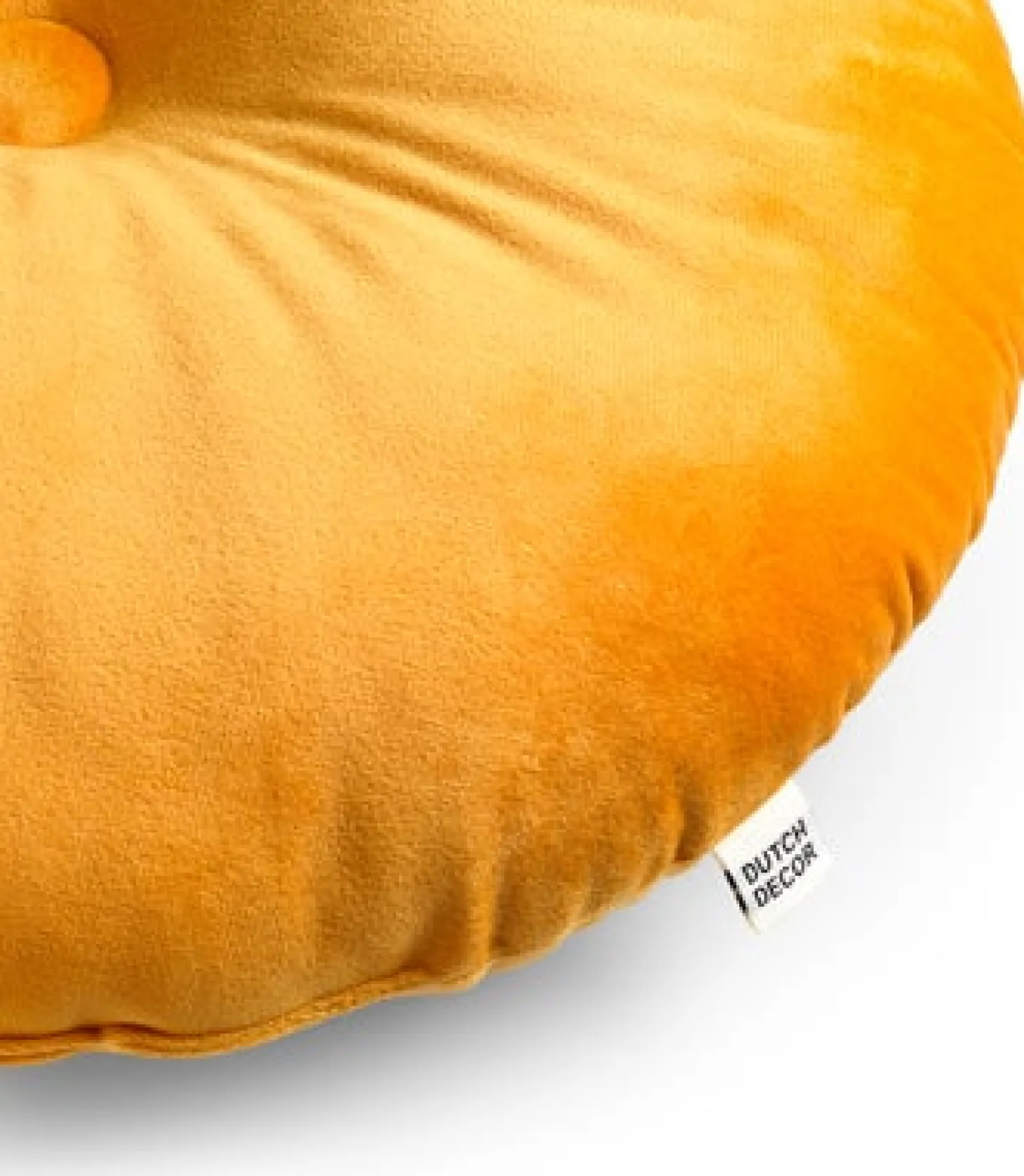 Dutch Decor sierkussen Olly geel D 40 cm