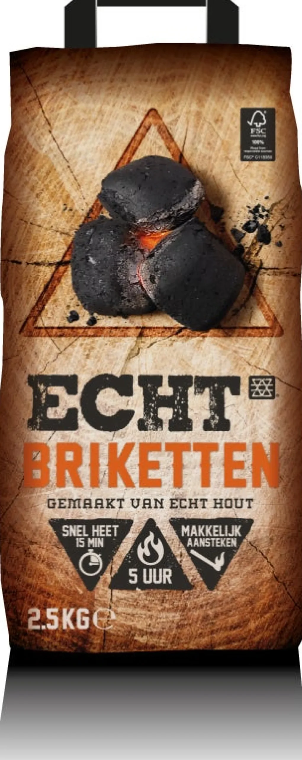Echt briketten 2,5 kg
