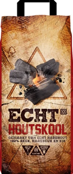 Echt houtskool 2,5 kg