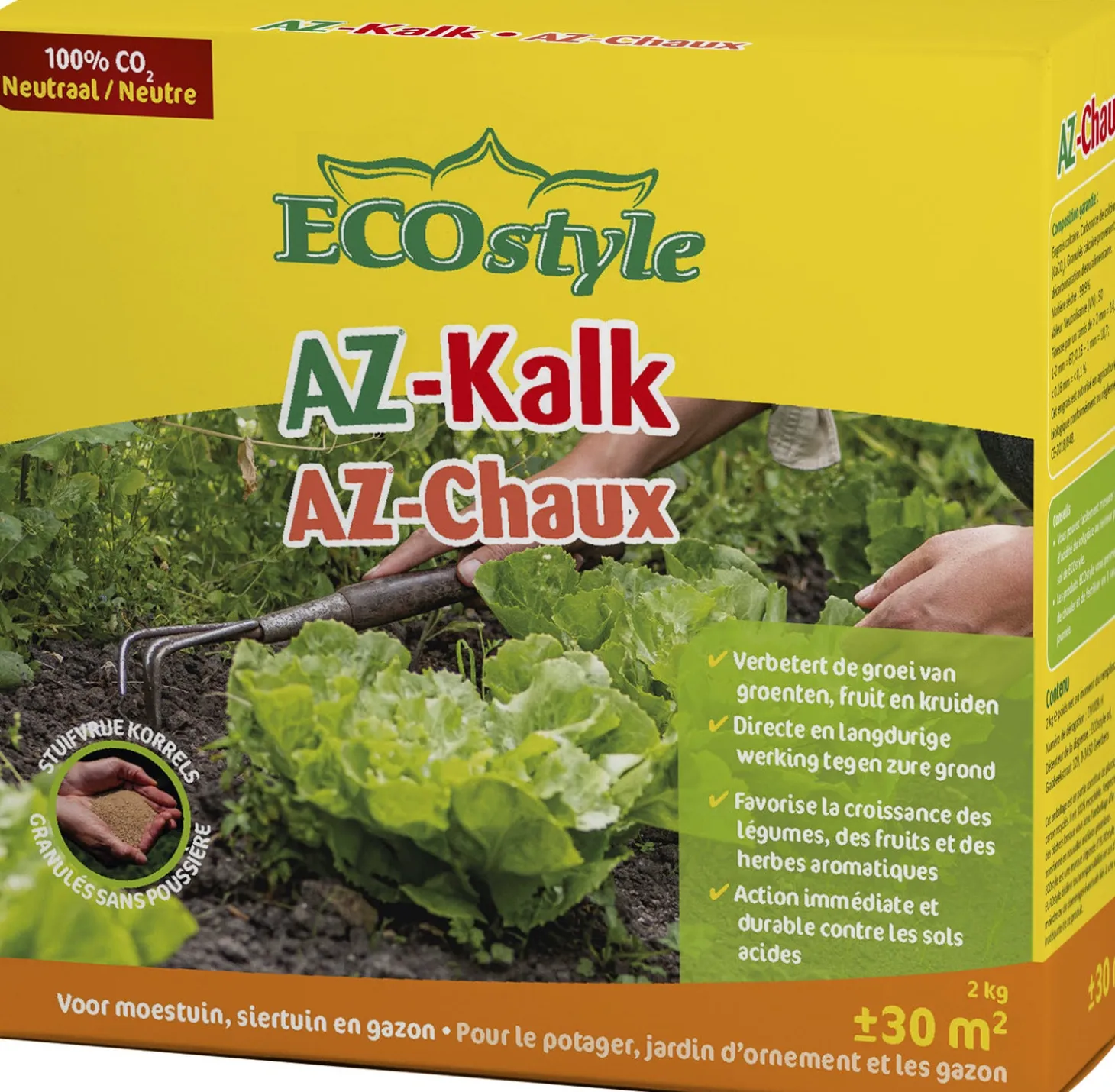 Ecostyle AZ- Kalk moestuin 2 kg