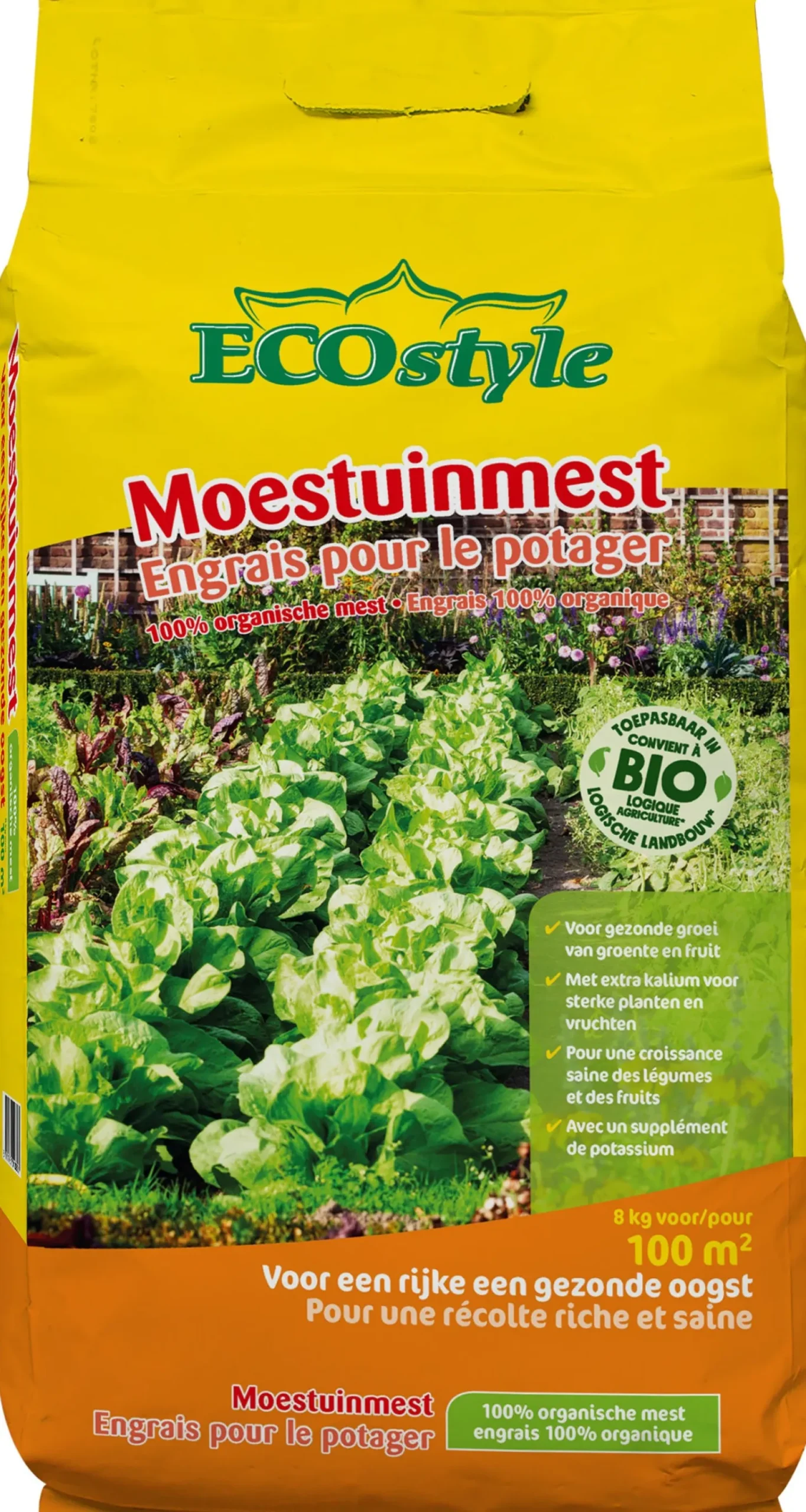 Ecostyle moestuinmest 8 kg
