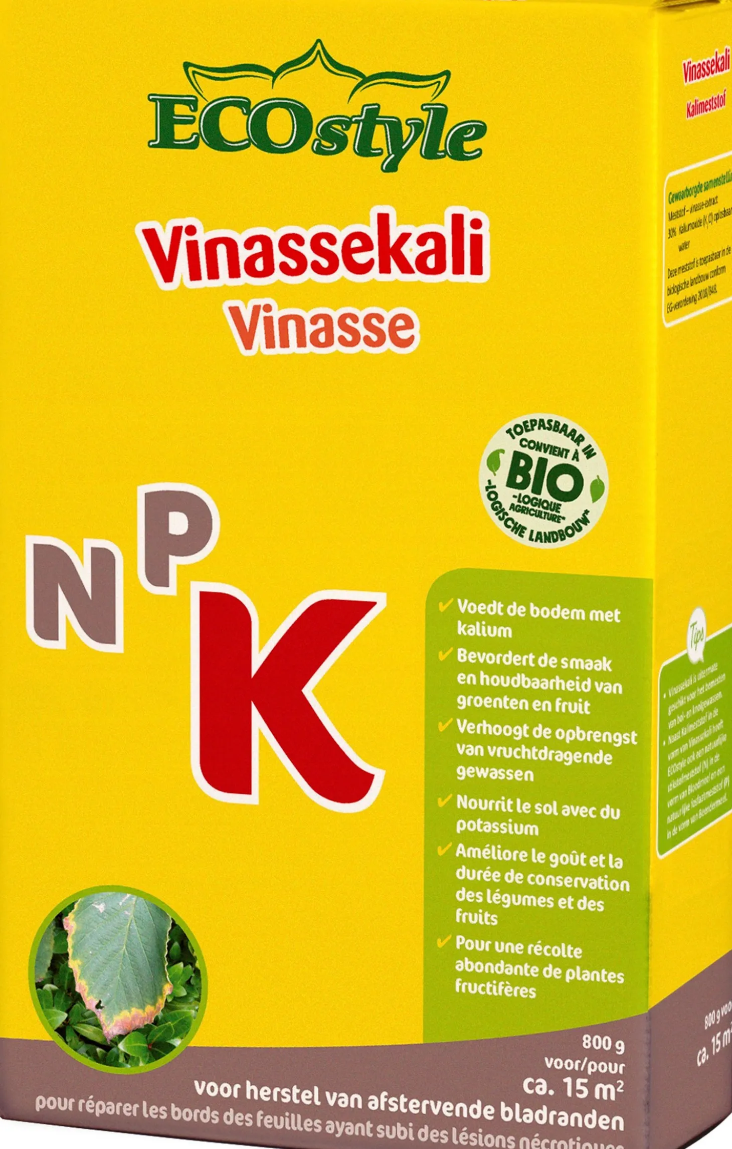 ECOstyle vinassekali (K) 800 g