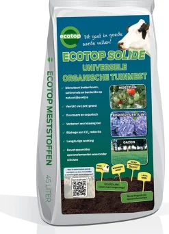 Ecotop solide universele organische koemest 45 L