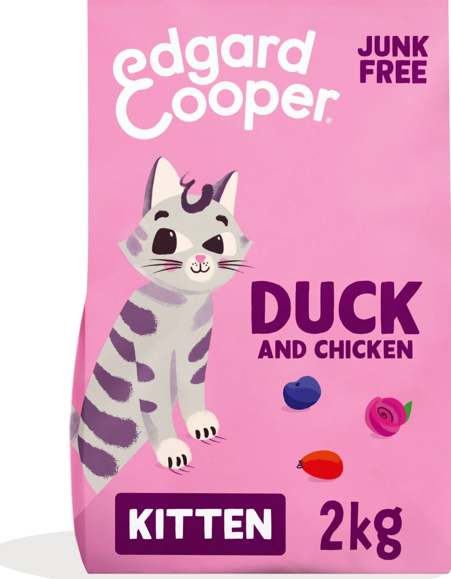 Edgard & Cooper kattenbrokken kitten eend met kip 2 kg
