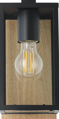 Eglo wandlamp Budrone bruin 12 x 16,5 x 27 cm