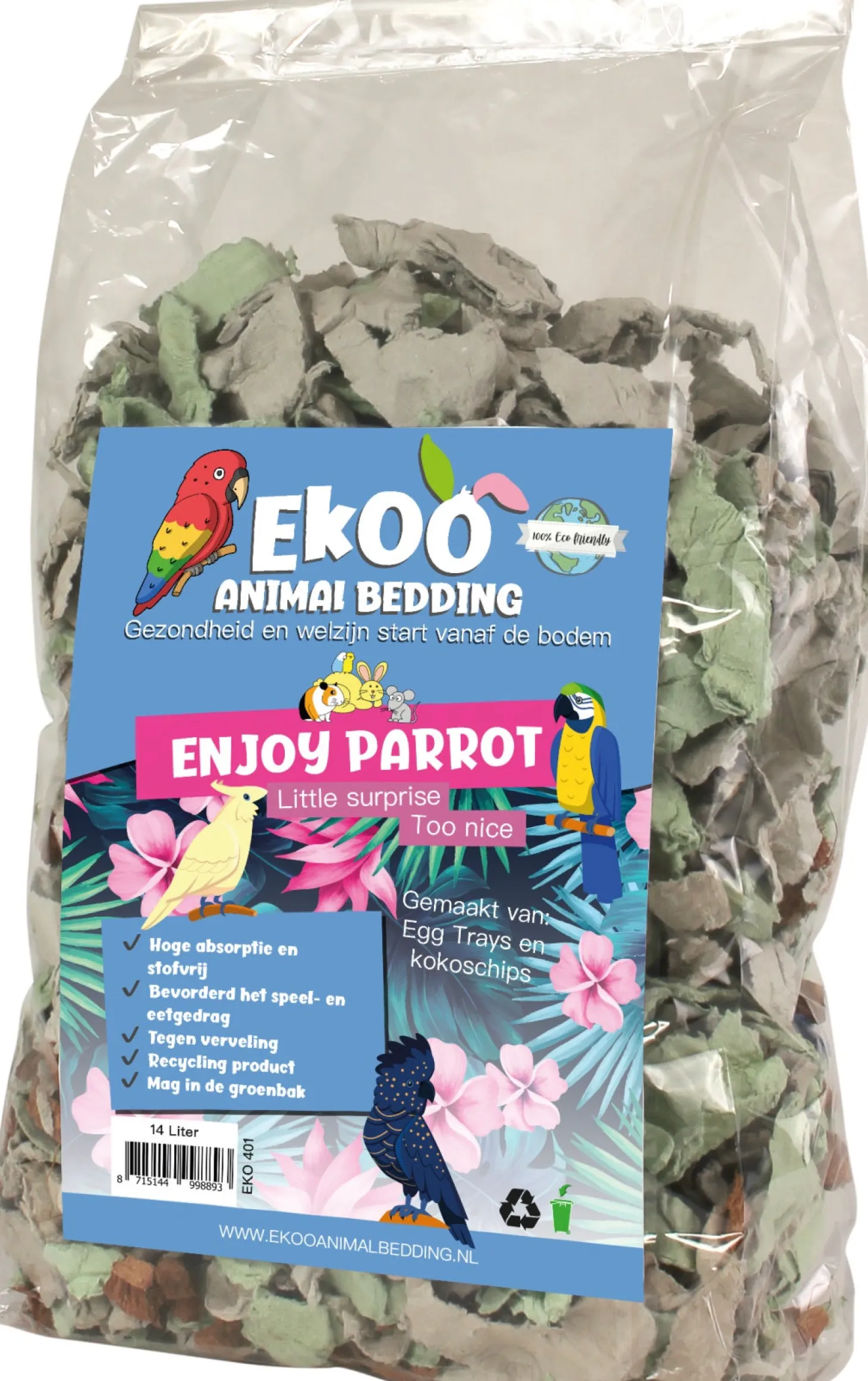 Ekoo bodembedekker Enjoy vogel 14 liter