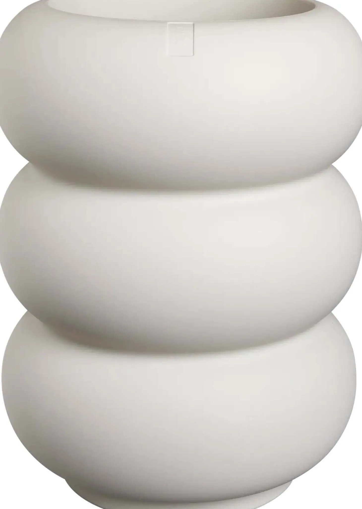 Elho bloempot Amber Roll wit D 43 H 58 cm