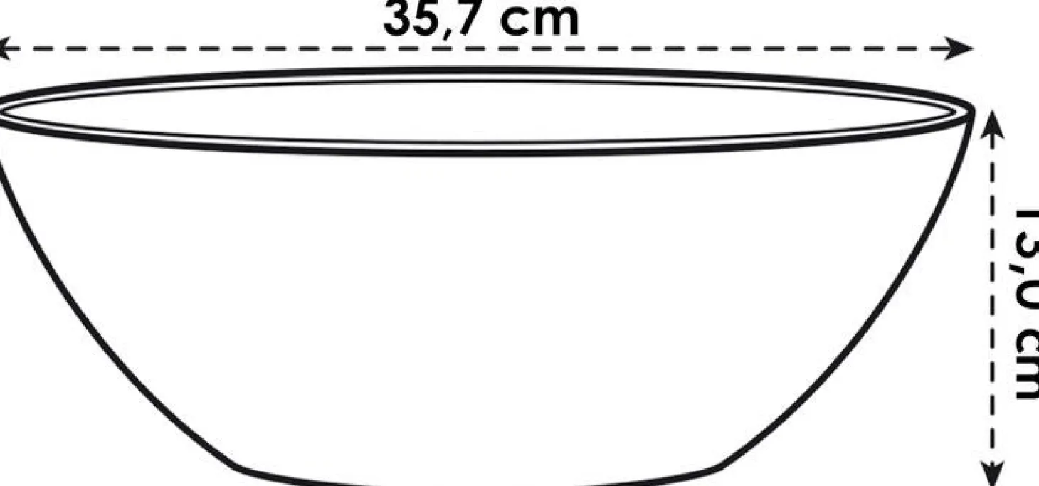 Elho bloempot Brussels diamond wit D 16,5 H 13 cm