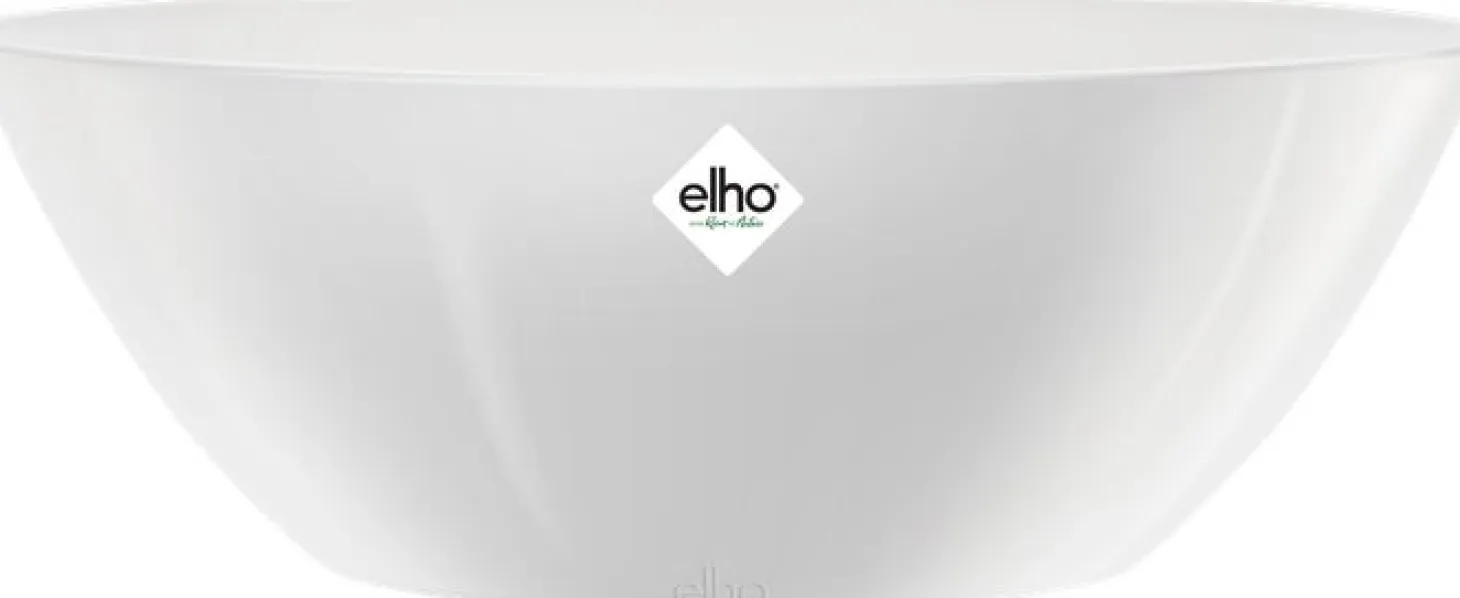 Elho bloempot Brussels diamond wit D 16,5 H 13 cm