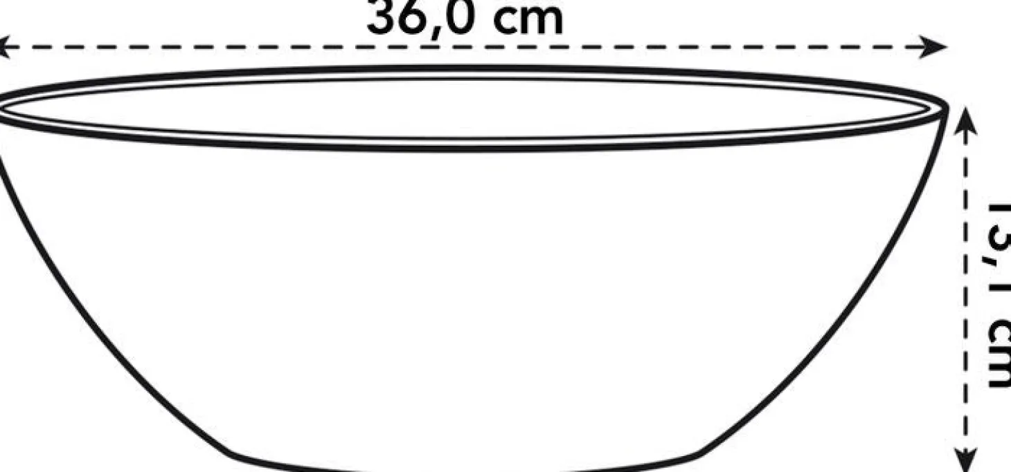 Elho bloempot Brussels wit 36 x 16 x 13,1 cm