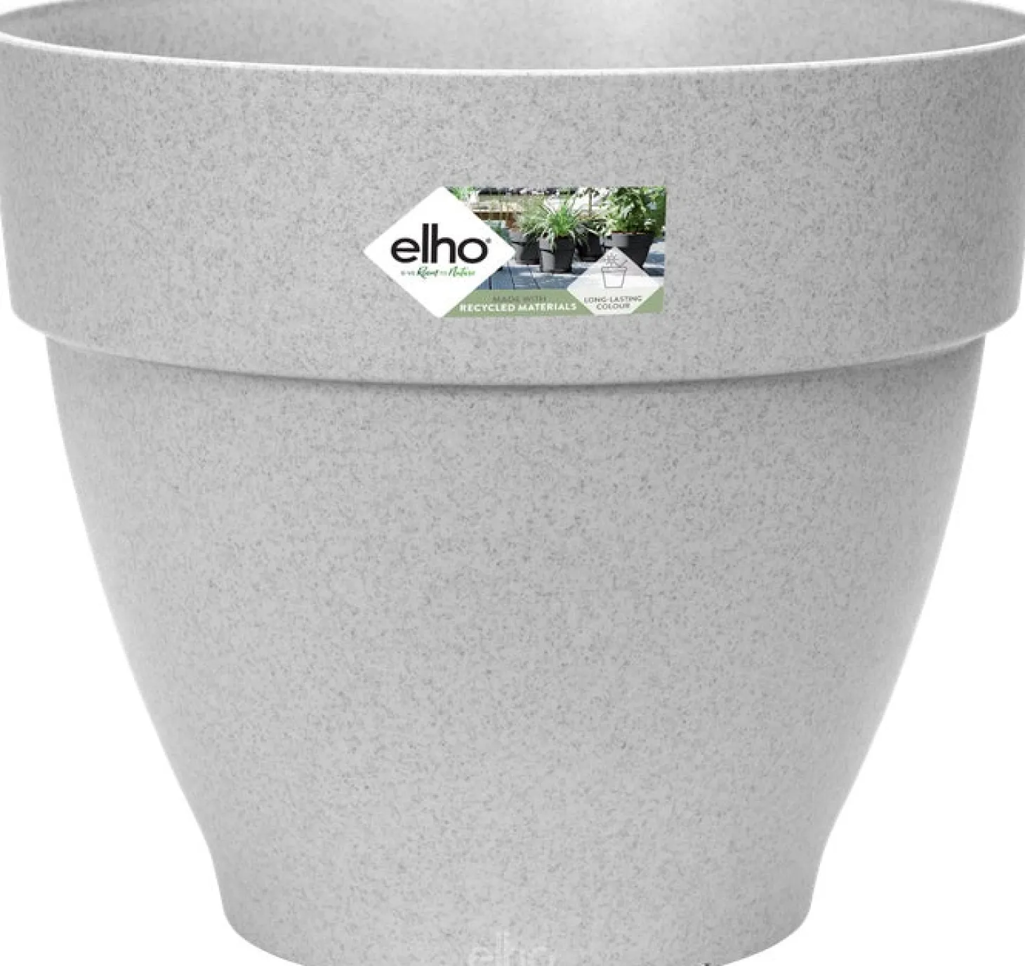 Elho bloempot Vibia Campana grijs D 24,5 H 21 cm