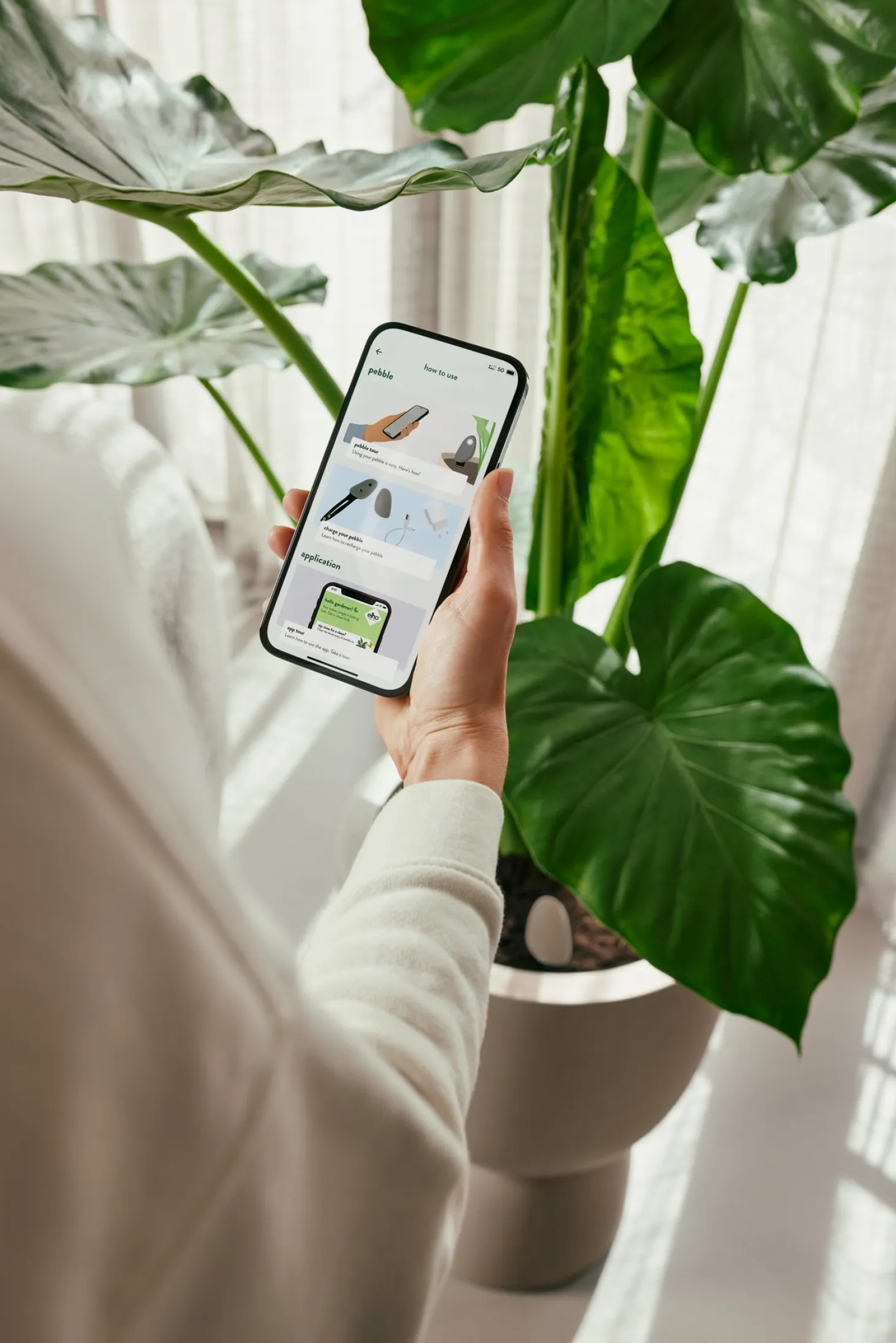 Elho bodemtester Care and Grow smart pebble