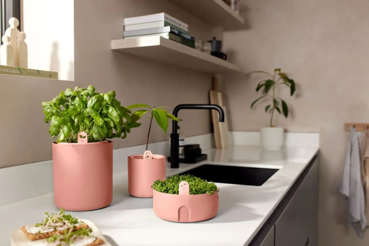 Elho kweekpot Magic Microgreens terracotta D 16,8 H 7,1