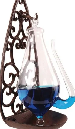 Esschert design barometer gietijzer 13,9 x 12 x 27,7 cm