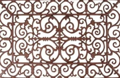 Esschert Design buitenmat Gietijzer bruin 71,5 x 46 cm
