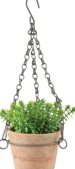 Esschert Design hangpot Monica terracotta 11,7 x 12,8 x 8,3 cm