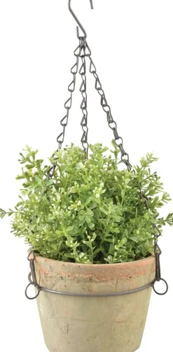 Esschert Design hangpot Monica terracotta 16,3 x 16,9 x 12 cm
