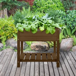 Esschert Design kweekbak verhoogd bruin 78,8 x 40,6 x 78 cm