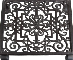 Esschert Design plantentrolley Esschert's Garden bruin 28 x 28 x 5,8 cm
