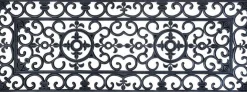 Esschert Design rubber mat zwart 119,5 x 45 cm