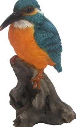 Esschert Design tuinbeeld True to Nature ijsvogel 14 x 10 x 8 cm