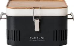 Everdure houtskool barbecue Cube zwart 38,4 x 31,6 x 22,4 cm