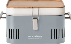 Everdure houtskool barbecue Cube grijs 38,4 x 31,6 x 22,4 cm