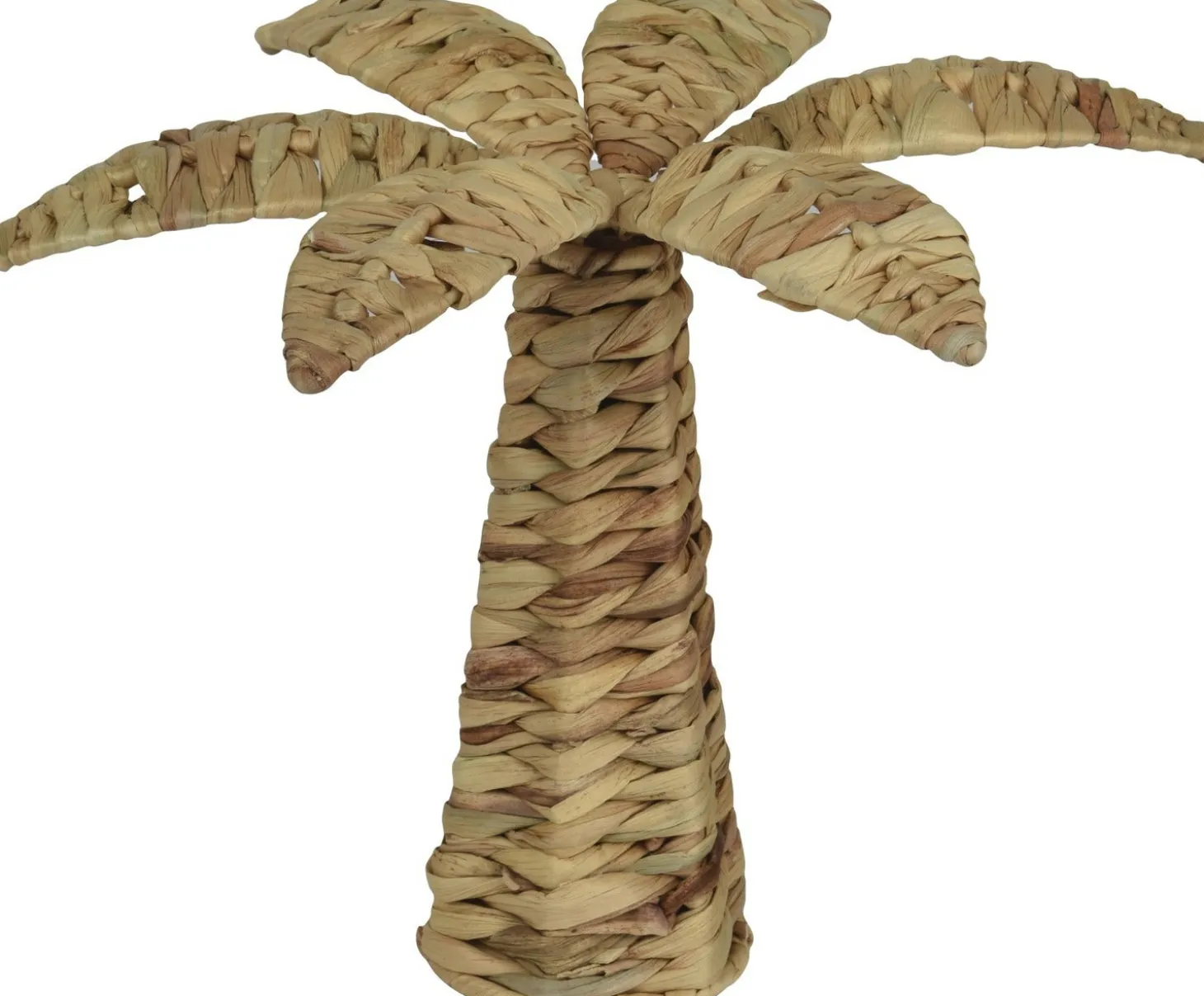 Everlands beeld Palmboom naturel D 35 H 35 cm