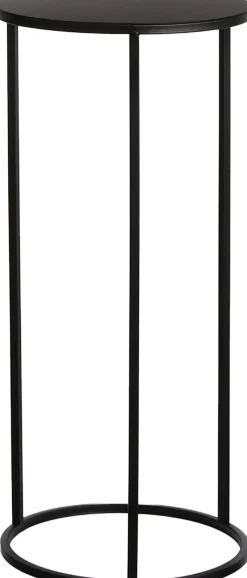 Everydays by Intratuin bijzettafel Quinty zwart D 27 H 60 cm