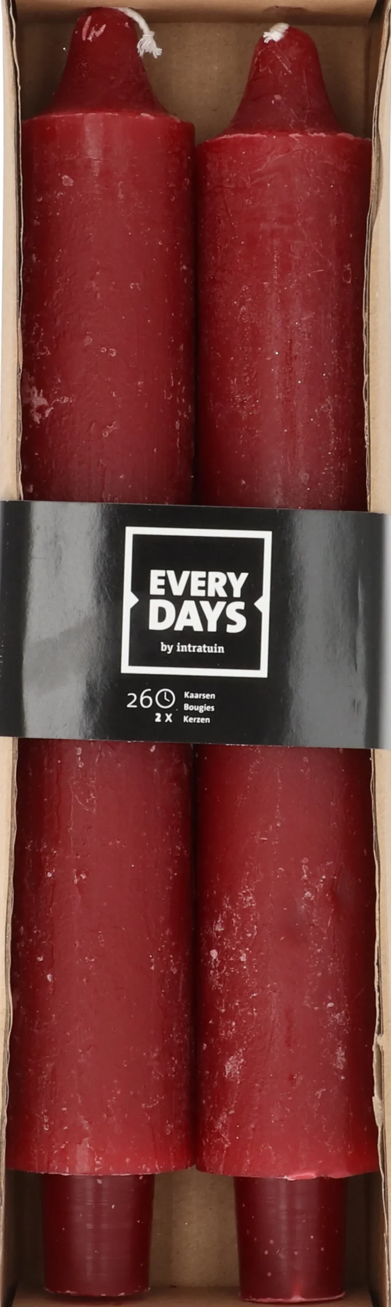 Everydays by Intratuin dinerkaars Rustic rood 26 uur 2 stuks