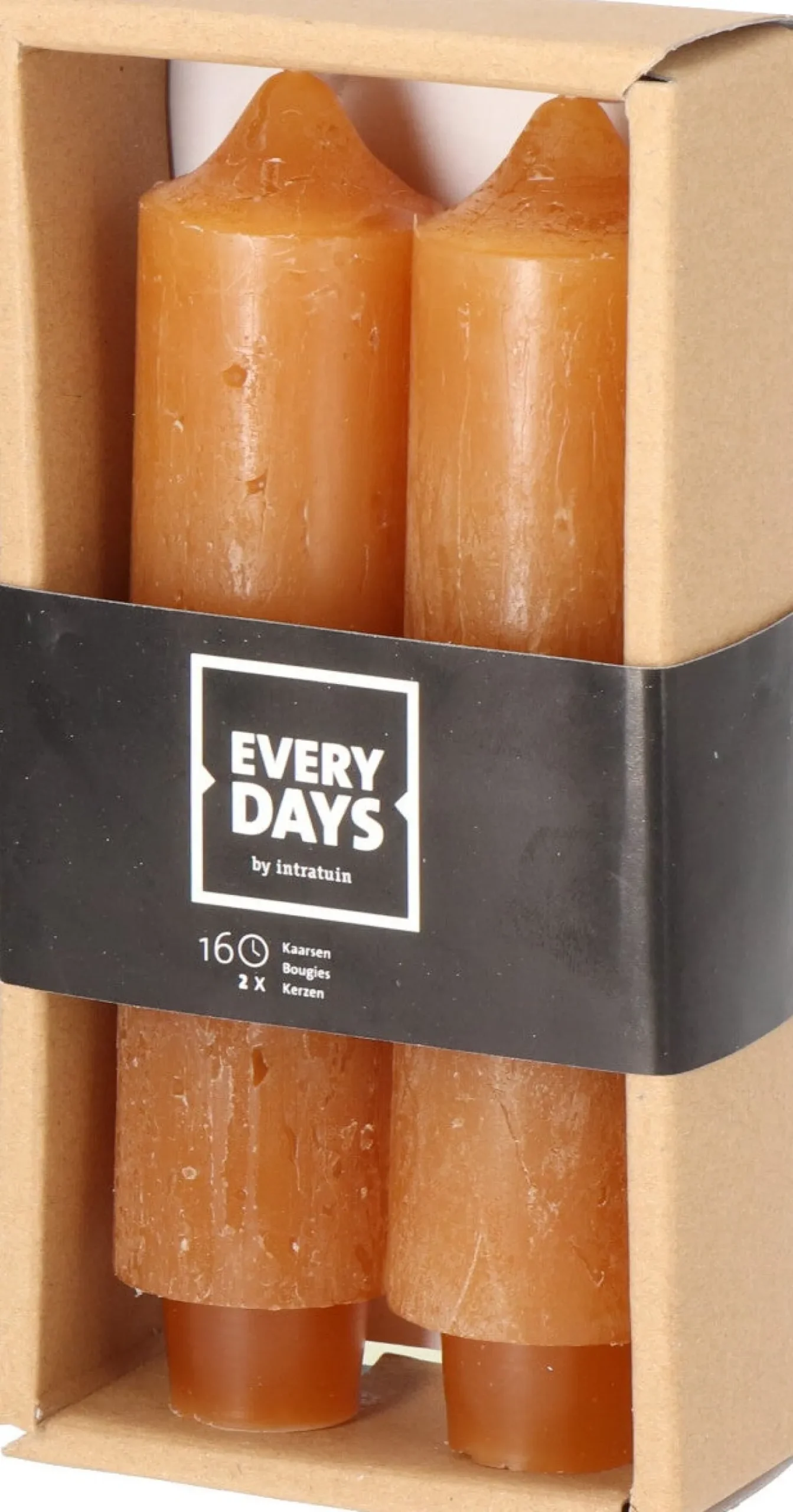Everydays by Intratuin dinerkaars Rustic oranje 16 uur 2 stuks