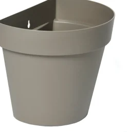 Everydays by Intratuin muur bloempot Ad taupe 28 x 20 x 23,5 cm