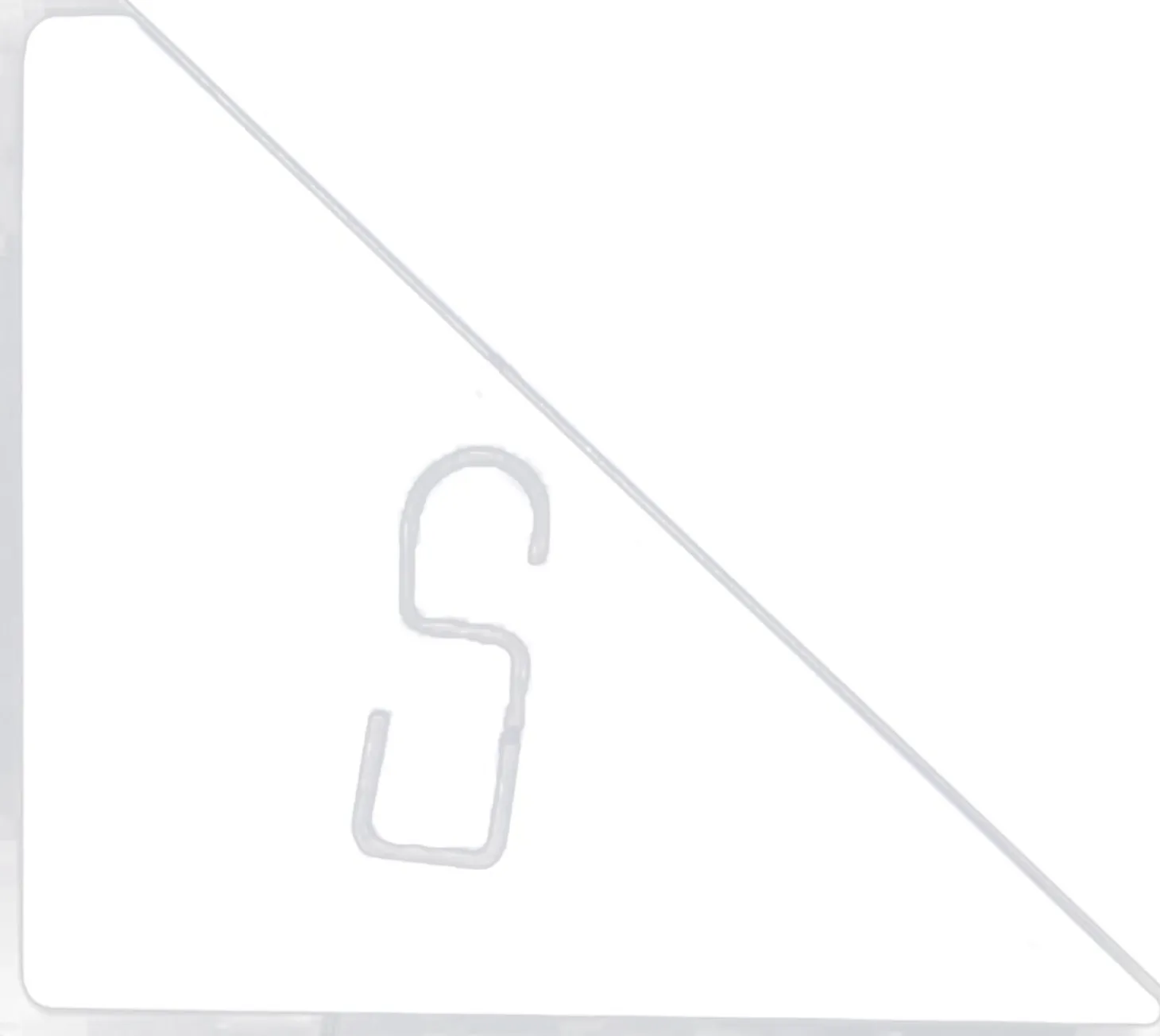 Everydays by Intratuin wandhanger wit 23,5 x 2,5 x 26 cm