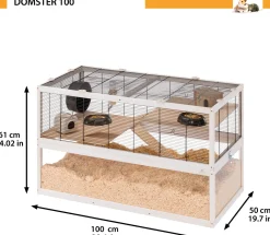 Ferplast hamsterkooi Domster 100 x 50 x 61 cm