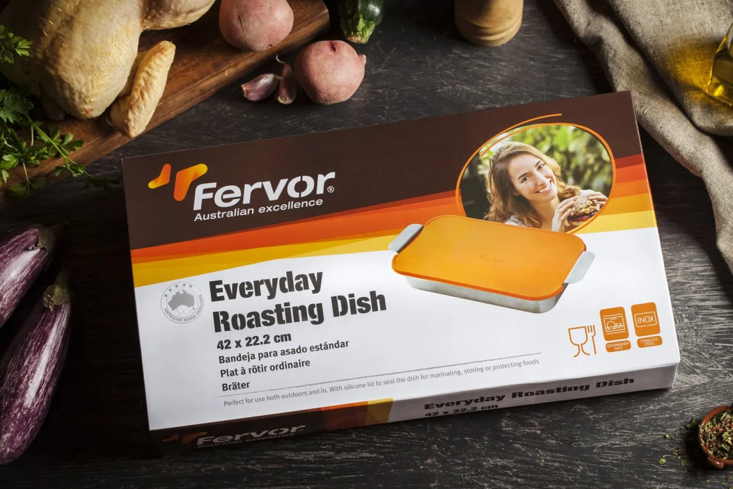 Fervor grillschaal 42 x 22 x 6,2 cm