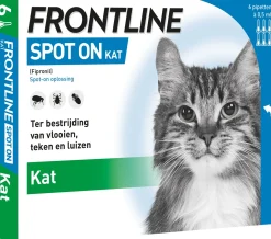 Frontline vlooiendruppels Spot On voor katten 6 stuks