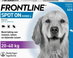 Frontline vlooiendruppels Spot On voor honden 20-40 kg 3 stuks
