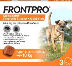 Frontpro vlooientablet hond middelgroot 3 stuks