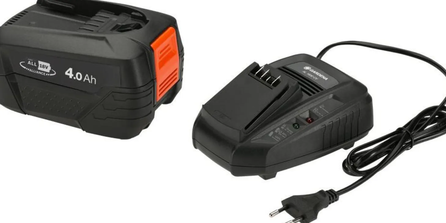 Gardena accu startset P4A QC+1 4,0 Ah