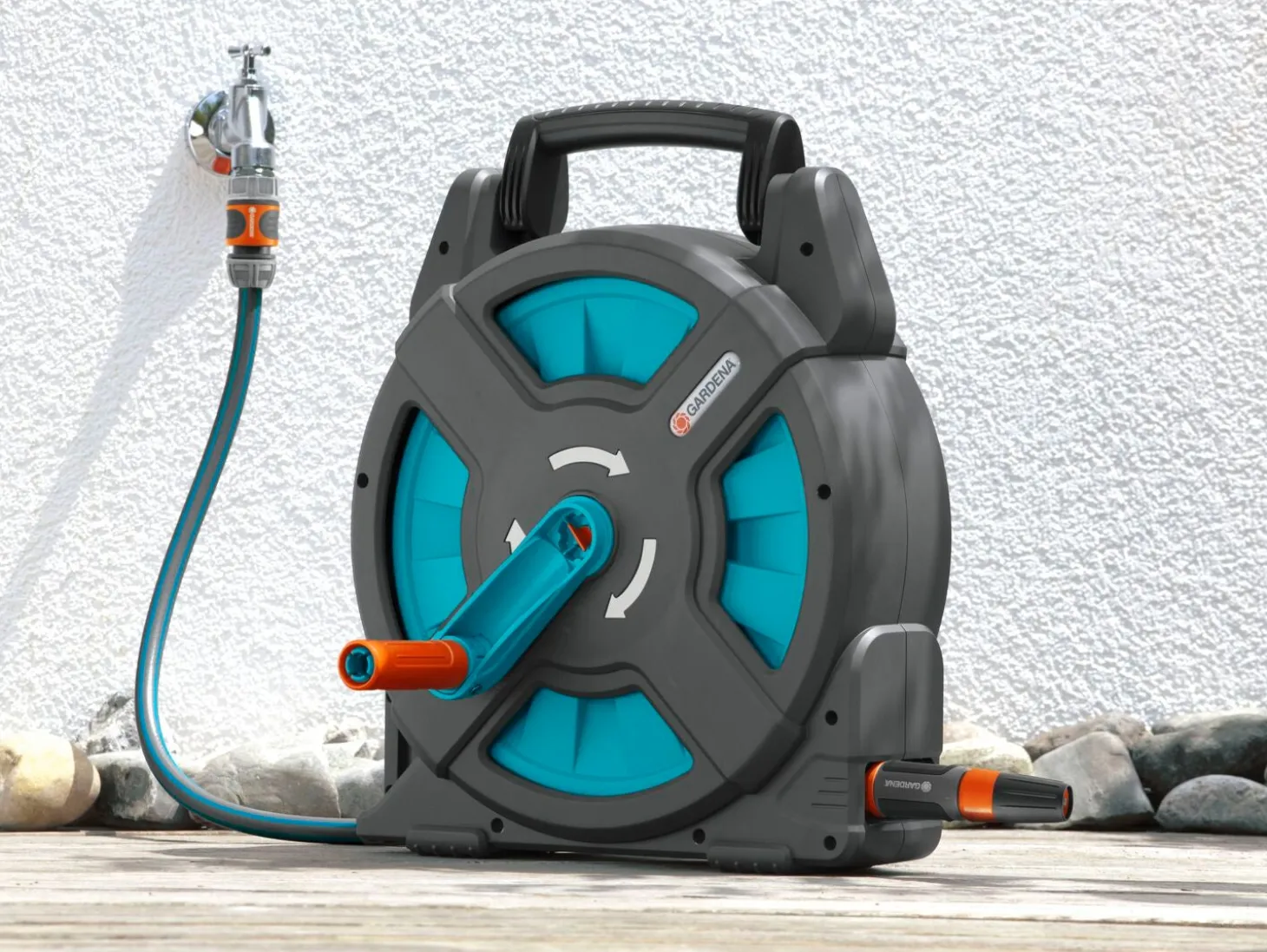 Gardena Classic slangenbox blauw 15 m