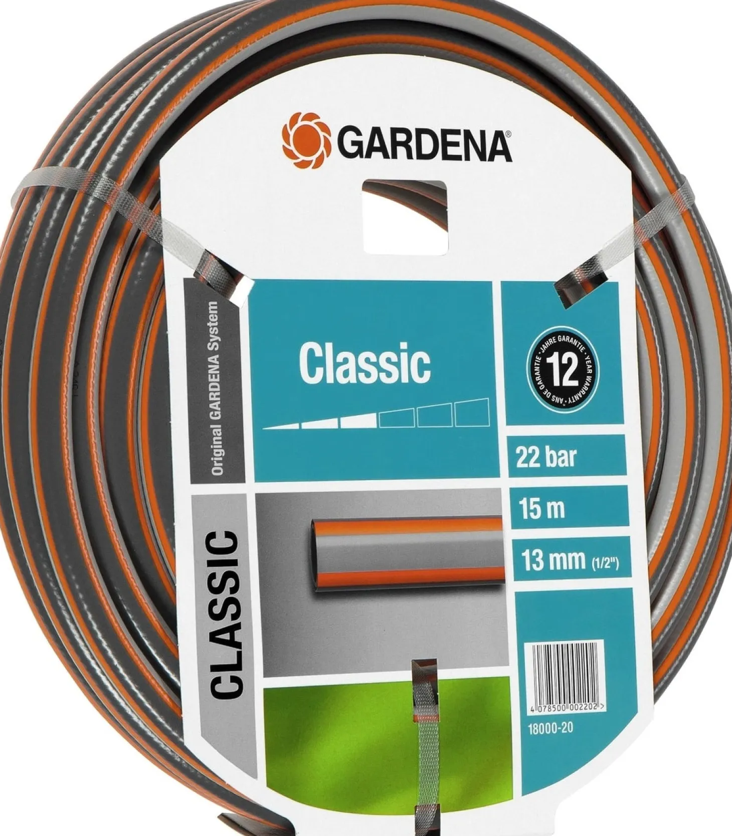 Gardena Classic slang 13mm (1/2'') 15m