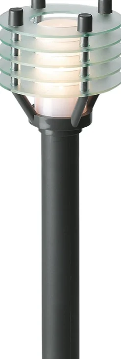 Garden Lights sokkel Larix antraciet 40 x 29 x 15 cm
